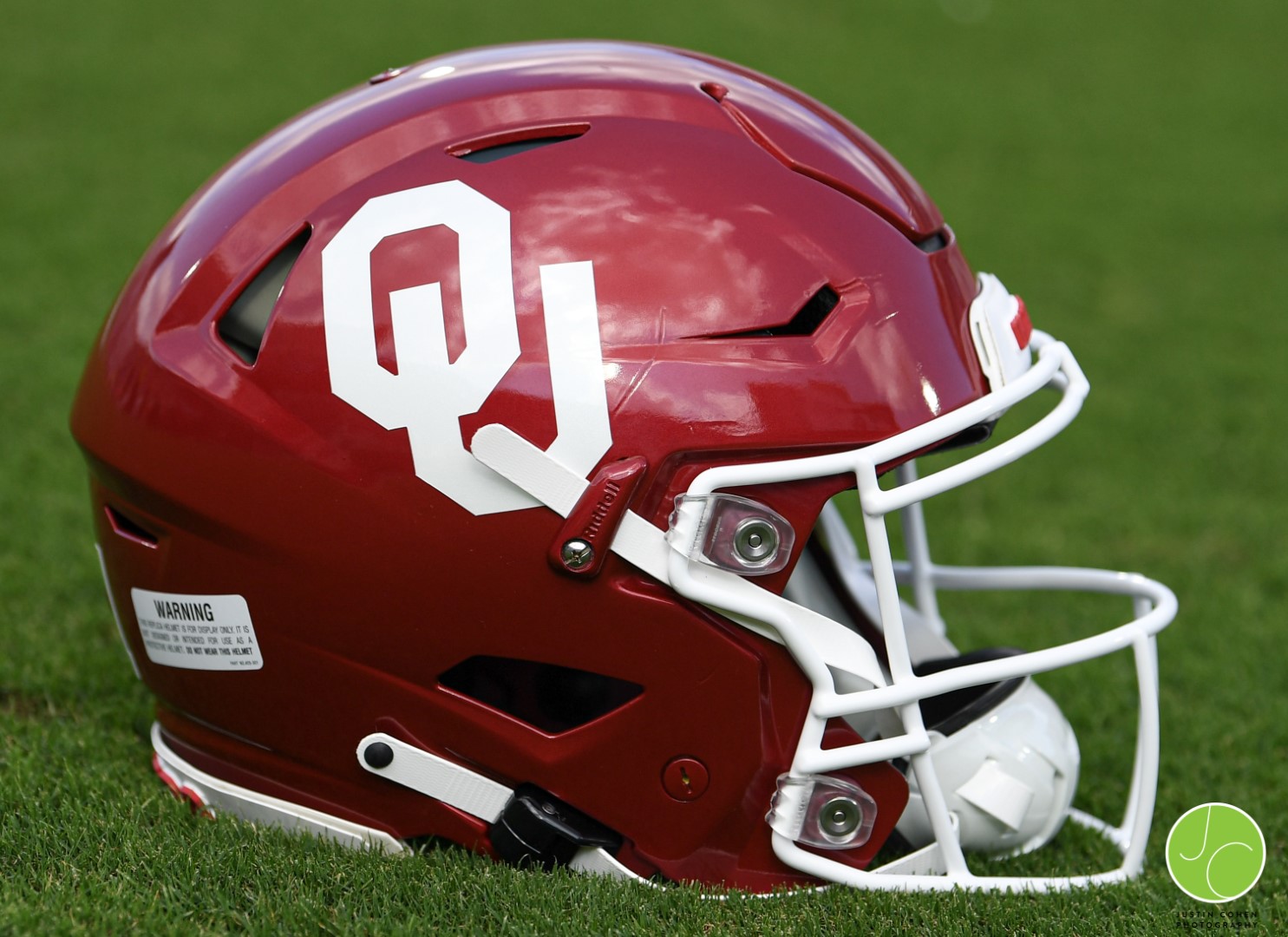 Helmet Oklahoma vs Kent State September 10, 2022 - Justin Cohen Photography