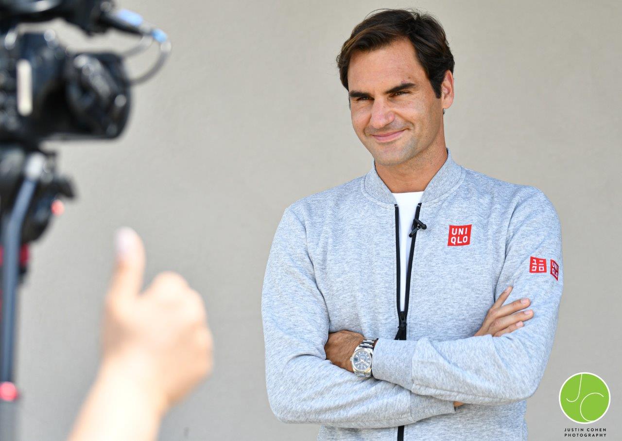 Roger Federer Video Interview_Justin Cohen Photography